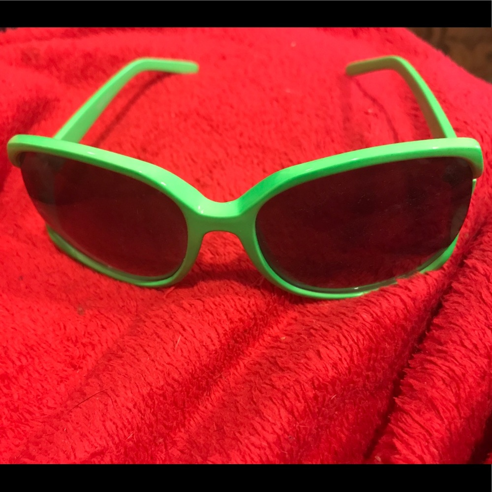 Bold Lime Green Sunglasses